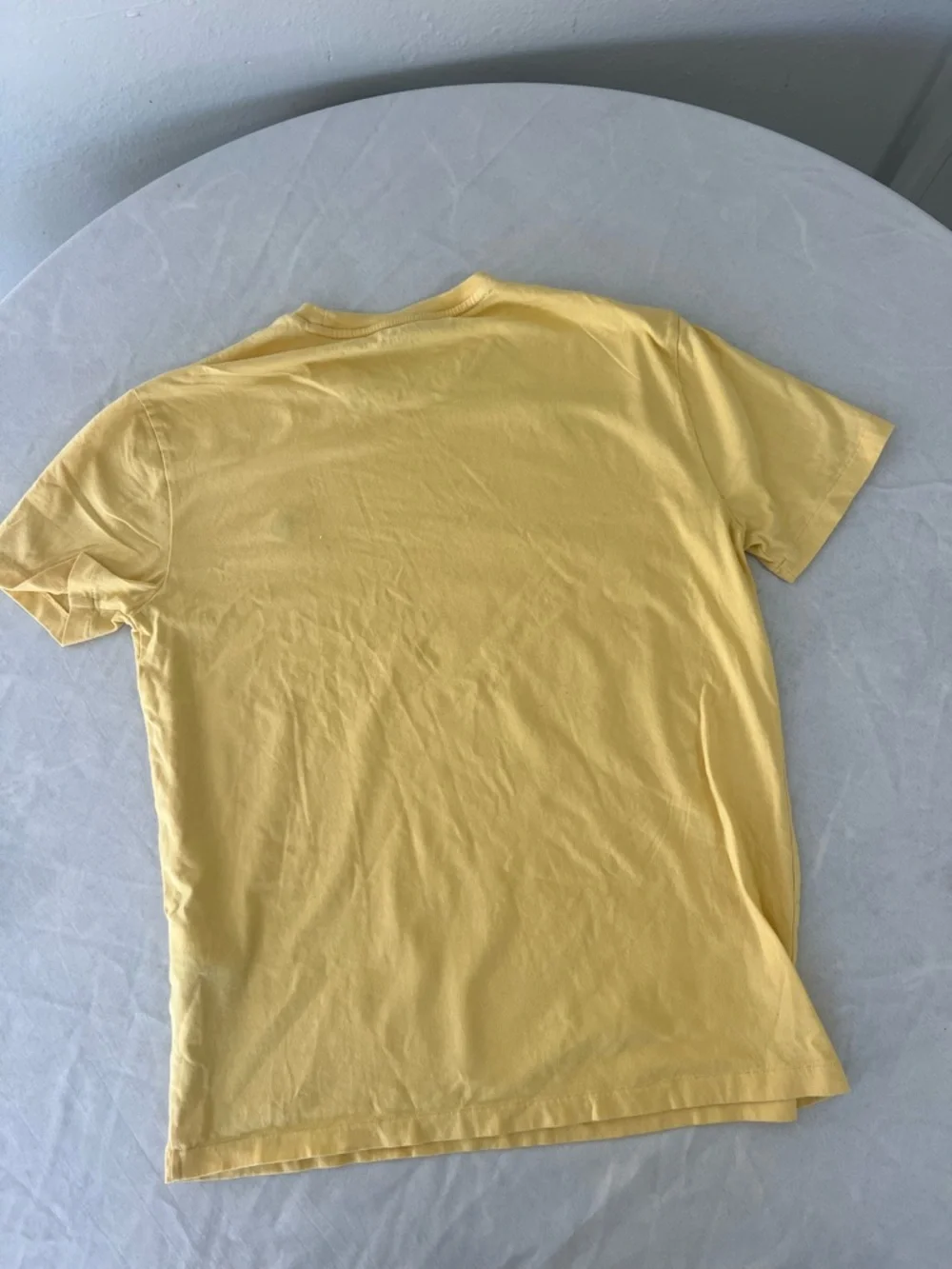 Polo Ralph Lauren Yellow Tee Small Classic Pony Logo T-Shirt
